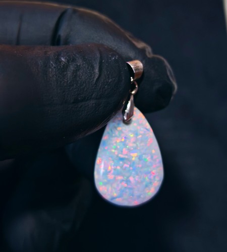 Handgefertigter opal anhänger - handgefertigter, opal-anhänger