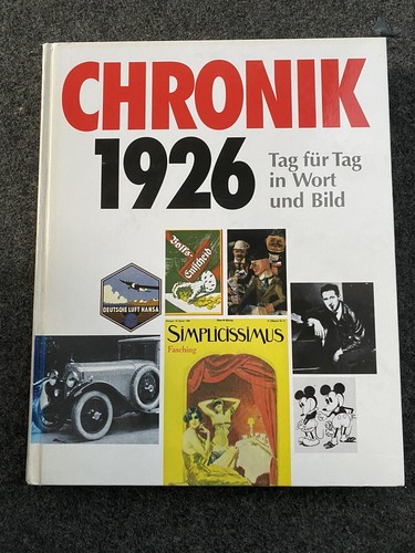 Chronik 1926 tag für - für,