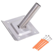 Fahnenhalter Silber 1-Fach