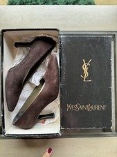 YSL Samt Leder Schuhe -