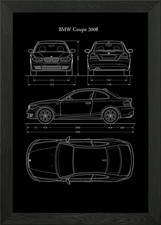 BMW Coupe 2008 Gerahmtes