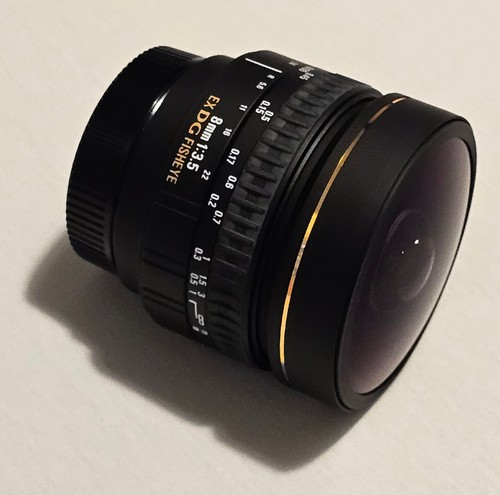 Sigma 8mm fisheye dg - ex,