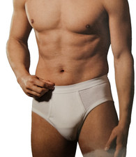 Herren Slips Doppelripp mit