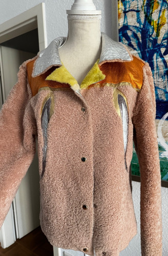 Zara shearling multicolor - zara,