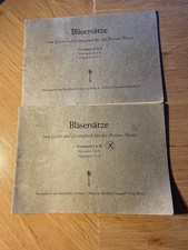 Alte Musiknoten, verschiedene