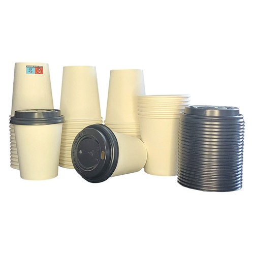 Weiße kaffeebecher go - kaffeebecher,