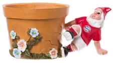 FC Bayern München Blumentopf Gartenzwerg Grätsche
