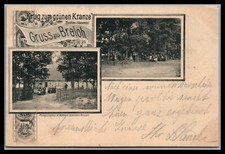 AK, Lithografie/Foto, Breloh - Gasthaus "Krug zum grünen Kranze" 1902, (DK)21051