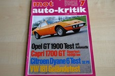 1) MOT 07/1970 - Citroen Dyane