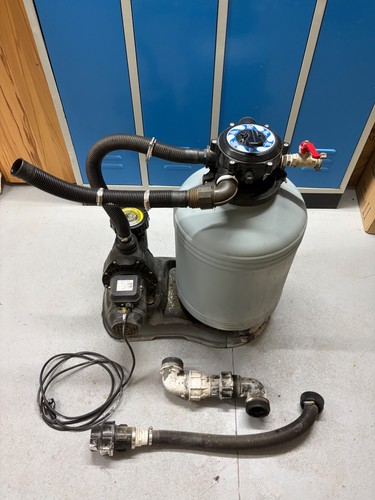 Sandfilteranlage mit poolpumpe - sandfilteranlage,