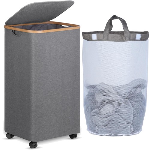 Wäschekorb 100l mit rollen - 100l,