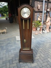 Kleine Standuhr JUNGHANS, 162,5 cm hoch, funktioniert, Bim-Bam-Gong, 50er Jahre