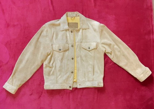 Wildleder jeansjacke 48 50 - wildleder, gr.