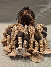 Traditionelle afrikanische Voodoo-Figur – Handarbeit, Naturmaterialien, ca. 16cm