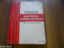 TOYOTA 1986 Nutz- / Geländefahrzeuge ELEKTRISCHE SCHALTPLÄNE WERKSTATT HANDBUCH