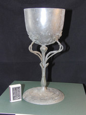 Cachepot oder Pokal o Deckel Electra Mod 1185 Feith u Flöck Köln Jugendstil Zinn