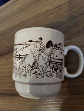 Staffordshire England Kilncraft Vintage Tasse/Reiten, Jagd Motiv