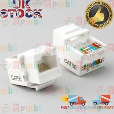 10 x RJ45 Keystone Jack Wall