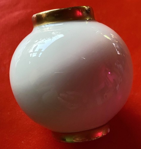 Kugelvase mit goldrand - kugelvase,