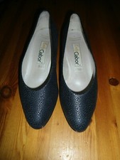 Damenschuhe Pumps Gr. 3,5 Weite H schwarz von Gabor Obermaterial echt Leder