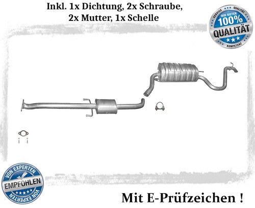 Auspuffanlage für kia - für,