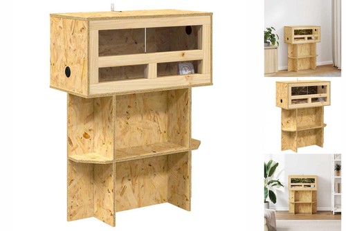 Terrarium braun 60x30x80 - braun, cm