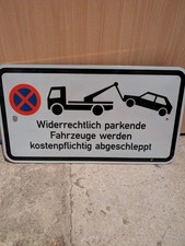 Schild parken verboten - schild,