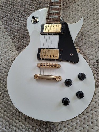 Gitarre guitar vintage weiß - e-gitarre,