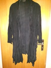 Lagen Look Mantel Zipfeljacke schwarz 44 / 46 Gothic Mantel Hexe