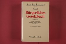 307928 Otto Palandt, BÜRGERLICHES GESETZBUCH Verlag C.H. Beck HC