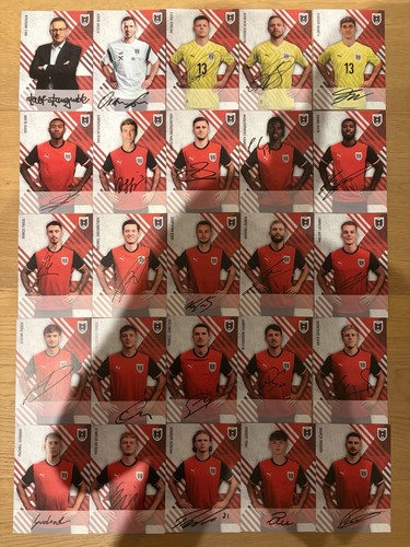 25x handsignierte - 25x,