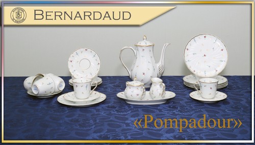 Kaffeeservice bernardaud - kaffeeservice, 6p.