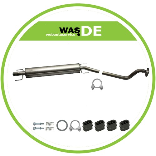 Auspuff mittelschalldämpfer - auspuff,
