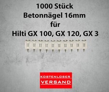 Betonnägel 1000 stück - 16, mm