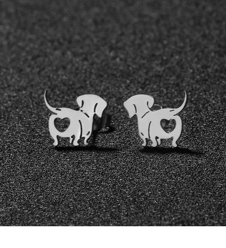 Ohrstecker ohrringe dackel - ohrstecker,