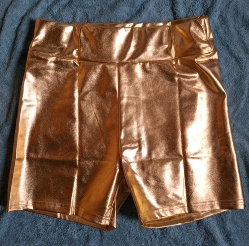 Kunstleder radlerhose shorts - kunstleder,