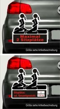 2x Aufkleber Sticker Maximale