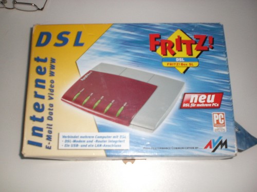 Avm fritz box adsl router - adsl,