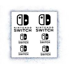 Nintendo Switch Logo Sponsoren Aufkleber Set 6-Teilig freie Farbauswahl Gaming 