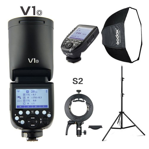 Godox v1o ttl hss blitz - godox,