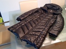 G-Star Raw Winterjacke XS S Kapuze abnehmbar Schwarz Glanz  Parka warm Anorak