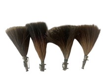 4 x Gamsbart mit Hülse