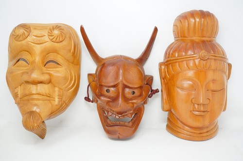 Japanische masken sammlung - japanische,