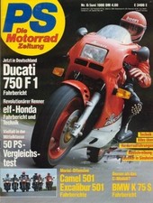 PS8606 + Fahrbericht Ducati 750 F 1 + Fahrbericht BMW K 75 S + PS 6/1986