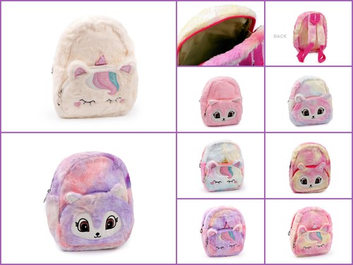 Rucksack plüsch einhorn tiere - rucksack,