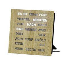 digitale Tischuhr Wortuhr AMS