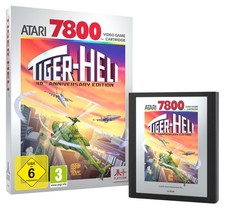 Tiger Heli Atari 7800, 7800+, 2600+ Video Game Cartridge Retro Videospiel