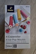 TCM Eisformen 4er Set Silikon Wassereis Mehrfarbig Alltag - Nie Benutzt 