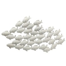 Wandobjekt Fischschwarm groß