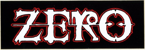 Zero skateboard sticker rot - skateboard,